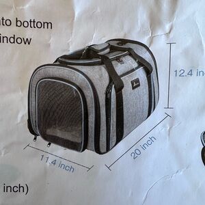 Pet Carrier for cats - Gray